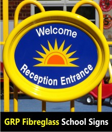 GRP Fibreglass School Signs